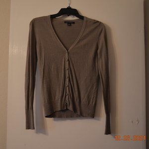 Taupe Banana Republic Cardigan Sweater